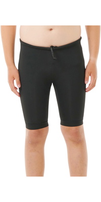 2026 Rip Curl Junior Dawn Patrol 1mm Neo Wetsuit Shorts 000BSE - Black